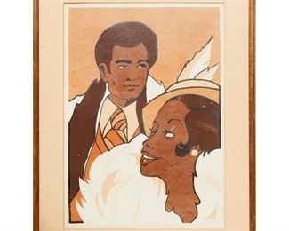 Ionis Martin, serigraph, Duke Ellington