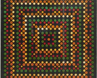 American vintage penny toss carnival game board