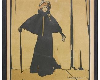 William Nicholson, signed lithograph