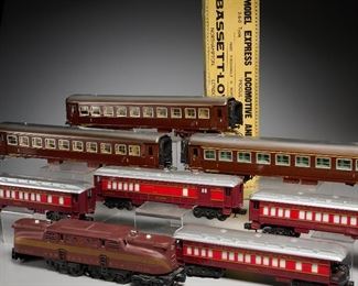 Group vintage model trains, incl. Lionel 2360