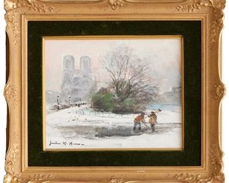 Jules R. Herve, oil on canvas