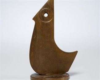 Raymond G. Barger, bronze sculpture