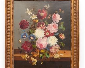 Continental School, oil on canvas, ex-Christie's