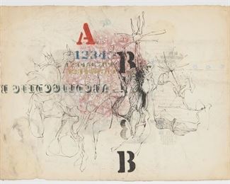 Richards Ruben, mixed media, 1963