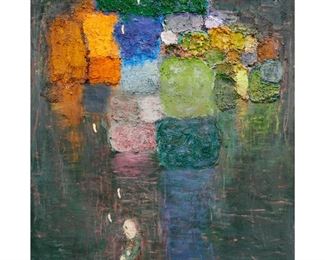 Bernard Goodman, large oil on board, 1997