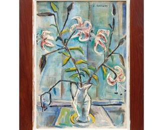 Emanuel Glicen Romano, oil on canvas