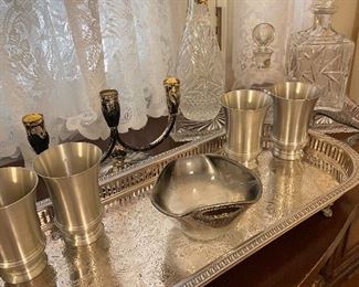 Pewter & silverplate