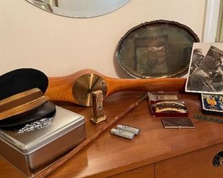 Propeller clock & Military items