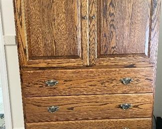 Large entertainment cabinet