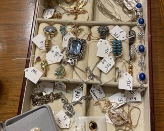 Sterling & gold jewelry