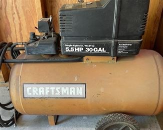 Craftsman air compressor & tank