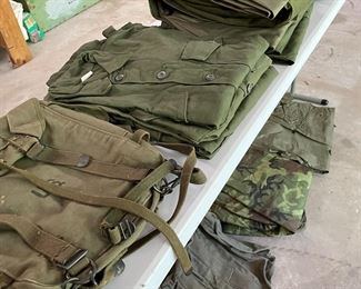 Military issue uniforms