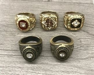 St.loius Cardinals Baseball team Replica Sports Championship rings $60 for all or $20 a piece 