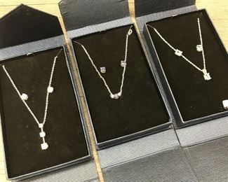 925 sterling silver sparkle stone necklaces $25 each