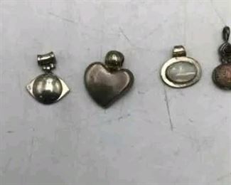 Sterling silver gemstone pendants $15 to $25 a piece 