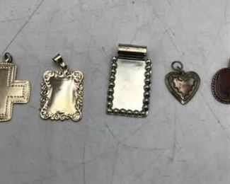 Sterling silver gemstone pendants $15 to $25 a piece 