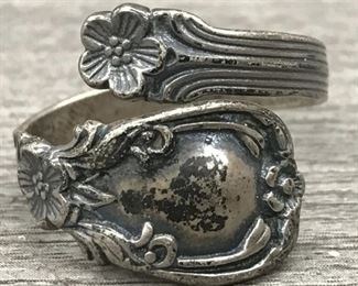 Sterling silver ring vintage adjustable $25