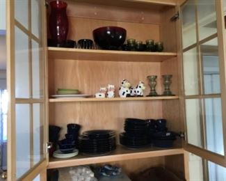 Glass ware and china