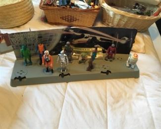 Star Wars figure display