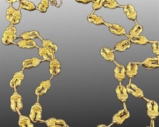 ANTIQUE 9CT NECKLACE 26.86 GRAMS