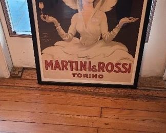 Vermouth Blanco framed advertising wall art