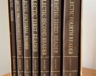 Boxed set of McGuffey Reader, modern repro