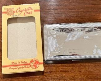Vintage WWII Mayell Cigarette Case-Mats North Atlantic Route $35