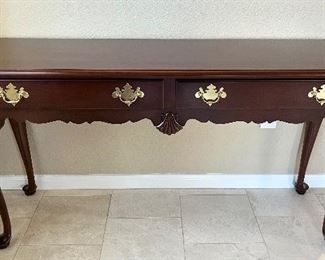 Tell City Chair Co. Tidewater Cherry Sofa Table $180