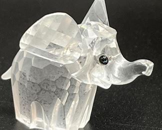 Retired Swavarovski Crystal Elephant