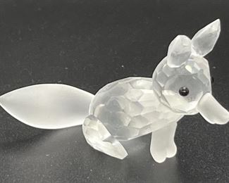 Retired Swavarovski Crystal Fox