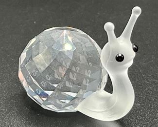 Retired Swavarovski Crystal Snail