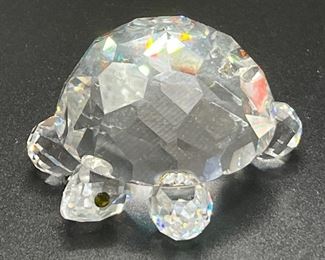 Retired Swavarovski Crystal Turtle