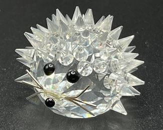 Retired Swavarovski Crystal Hedgehog