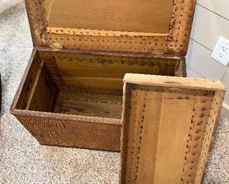 Vintage Trunk-inside