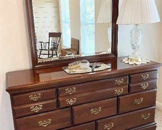 Dresser with Mirror $400