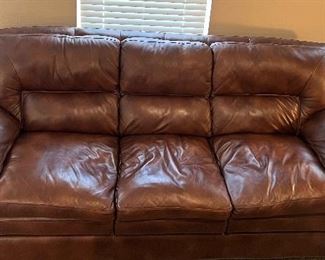 Leather Sofa $800