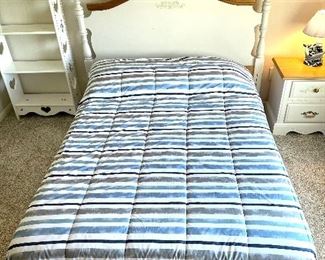 Queen Headboard with Full Size Mattress & Box Spring $100
