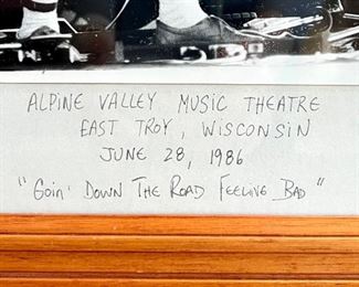 1986 Grateful Dead Alpine Valley Photograph