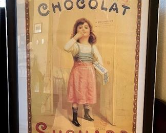 Nice "Chocolate Suchard" Wall Art Print.  Suchard is a Swiss Chocolate Maker