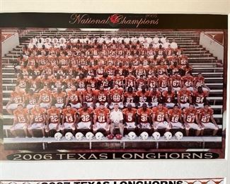 3 Seasons of UT Football Ball 2005-2007 signed by every player and coach Mack Brown.  Includes the year they won the championship.  Notable players include Vince Young, Colt McCoy, Michael Huff, Jordan Shipley and Brian Orakpo.  $800