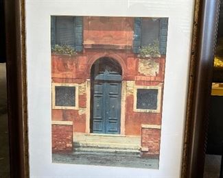 Signed and Numbered 132/950 w/COA.  "Door Series I" by Deborah DuPont