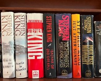 Collection of 1st Edition Stephen King Books - Some of the dust jackets have significant wear