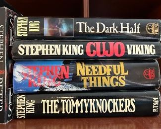 Collection of 1st Edition Stephen King Books - Some of the dust jackets have significant wear