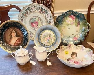 Handpainted Porcelain Plates