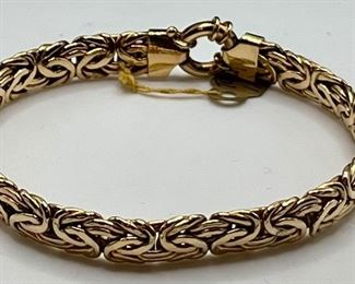 14K Rope Bracelet