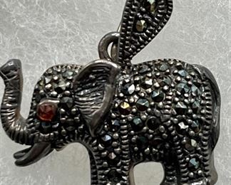 Sterling Elephant Pendant