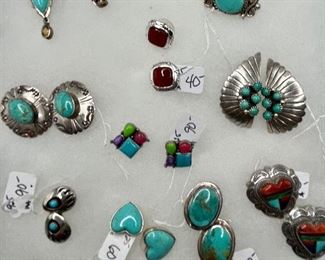 Sterling Turquoise Earrings