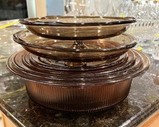 CorningWare Glass Bowls w/Lids