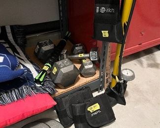Weights, Bike Pump and More