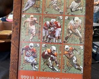 Texas Longhorns Offense Autographed Cards